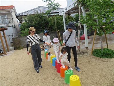 園庭・ルーム開放（えひめ乳児保育園内）